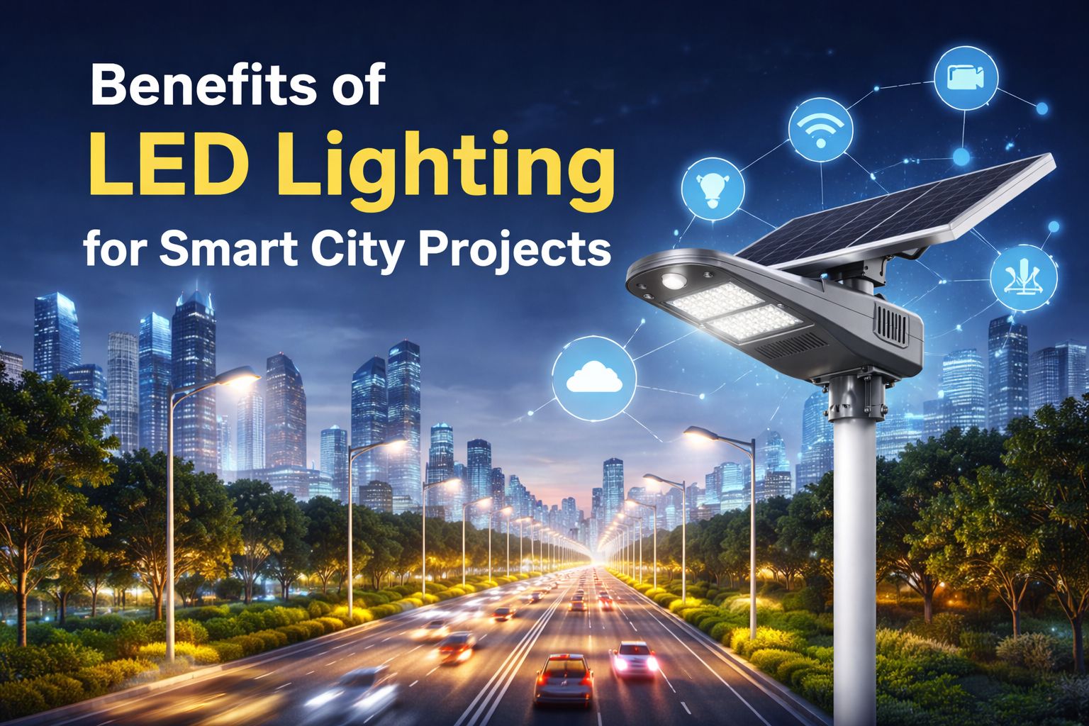 Benefits of LED Lighting for Smart City Projects | Energy Efficient Cities